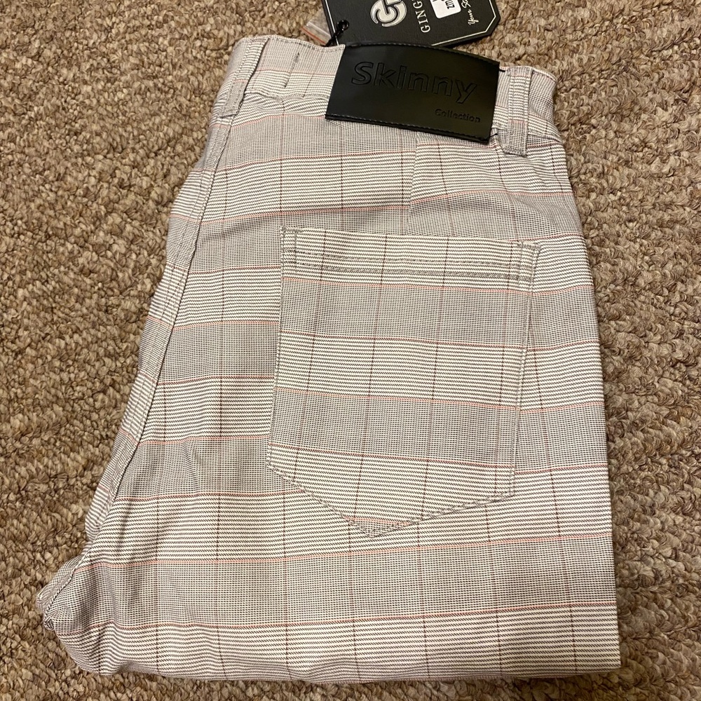 NWT GINGTTO Mens Dress Pants Slim Fit Stretch Formal Pants for Men